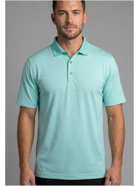 GRAND SLAM Polo Shirt Men’s XL Aqua Base & White